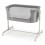 3-in-1 Height-Adjustable Baby Crib with Wheels - Grey 2