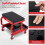 Mechanic Rolling Stool with Magnetic Drawer and Tool Trays 8