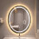 Oval LED Bathroom Mirror, Dimmable, 60x50 cm, 3 Light Colors 5