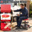Adjustable Height Rolling Mechanic Stool with Tool Trays 5