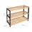 Bamboo Shoe Rack Organiser 3 Tier Wooden Storage 2
