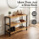 Bamboo Shoe Rack Organiser 3 Tier Wooden Storage 7