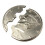 Folding Bitten Half Dollar Coin Magic Prop Close Up Magic Performance Trick 5