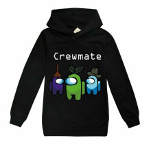 (#6,160cm/11-12 years)Among Us Impostor Game Kids Hoodie Boys Girls Hooded Sweatshirt Jumper Tops