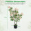 Artificial Impatiens Tree with Mini Fruits, Silk Flowers, 36" 1