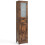 Tall Freestanding Bathroom Cabinet with Drawer, Rustic Brown 1
