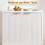 White Fluted Sideboard Buffet Cabinet with Adjustable Shelf 8