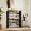 6-Tier Black Shoe Rack with Anti-Tipping Device 6