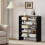6-Tier Black Shoe Rack with Anti-Tipping Device 5