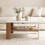 Modern White Square Coffee Table with Storage Shelf 7