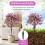 Artificial Bougainvillea Trees, 43.5" with Ground Spike, 2-Pack 3
