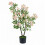 Artificial Impatiens Tree with Mini Fruits, Silk Flowers, 36" 7