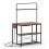Kitchen Island Shelf with Charging Station & Hooks 3