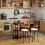 Kitchen Island Shelf with Charging Station & Hooks 5