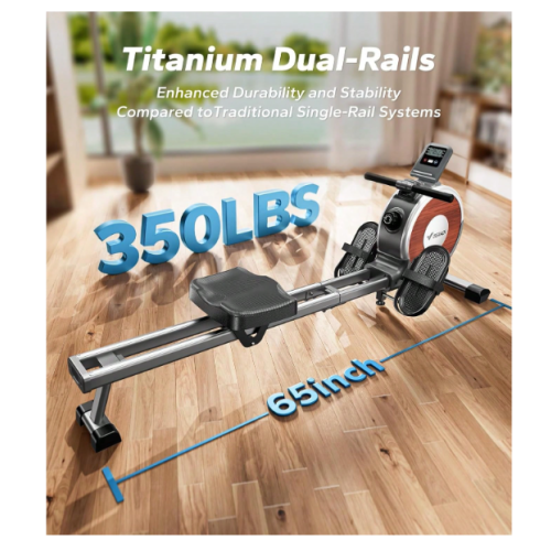 MERACH Magnetic Rowing Machine Home Gym 158kg 1