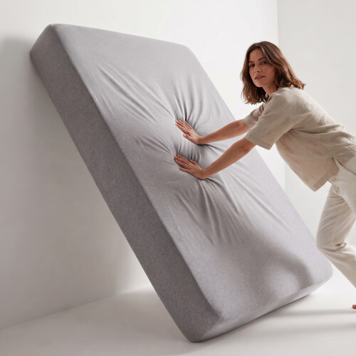 Imperial Rooms (Grey, Single (90 x 191 cm)) Fitted Sheet Bed Sheets Extra Deep 25CM Single Double King Sizes