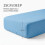 Imperial Rooms (Sky Blue, Super King (180 x 200 cm)) Fitted Sheet Bed Sheets Extra Deep 25CM Single Double King Sizes 3