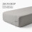 Imperial Rooms (Silver, Single (90 x 191 cm)) Fitted Sheet Bed Sheets Extra Deep 25CM Single Double King Sizes 3