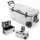 74 Quart Rolling Cooler with Fish Ruler, White 1