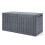 Waterproof Gray Outdoor Deck Box, 120 Gal, Lockable Storage 1