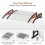 39"x30" Outdoor Door Canopy, Black Polycarbonate 1