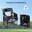 Heavy Duty Camping Chair with Cup Holder and Side Pocket 2