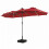 13 FT Double-Sided Patio Umbrella with LED Lights & Base 1