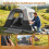6-Person Instant Cabin Tent with Rainfly - Orange/Gray 6
