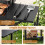 Charcoal Grill with Thermometer, Side Tables & Wheels 6