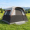 6-Person Instant Cabin Tent with Rainfly - Orange/Gray 7