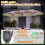 13 FT Double-Sided Patio Umbrella with LED Lights & Base 5
