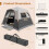 6-Person Instant Cabin Tent with Rainfly - Orange/Gray 3
