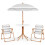 Children's Picnic Table Set with Adjustable Parasol 6