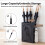 Black Metal Umbrella Holder Rack with Drip Tray 3