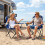 Folding Camping Chairs with Cup Holders, 2-Pack - Navy 3