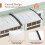 39"x30" Outdoor Door Canopy, Black Polycarbonate 3