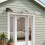 39"x30" Outdoor Door Canopy, Black Polycarbonate 5