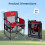 Heavy Duty Camping Chair with Cup Holder and Side Pocket 1