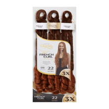 Cherish Bulk 3x Pre-Stretched Spiral French Curl 22 Inch Col TCOPPER
