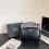 (Black) Sweet and cool style topstitched small square box bag 1