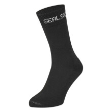 (L, Black) Sealskinz Suffield Merino Liner Socks