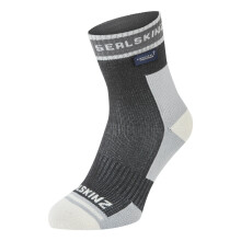 (L, Black) Sealskinz Holverstone Waterproof Ankle Running Socks