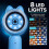 (Blue) Kids Digital Microscope, 2-Inch Screen, 4X Zoom, 8 LEDs 3