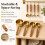 Gold Measuring Cups and Spoons Set, 8-Piece 4