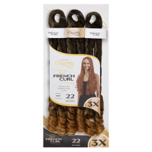 Cherish Bulk 3x Pre-Stretched Spiral French Curl 22 Inch Col 3T1B3027