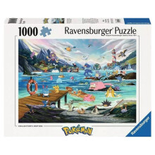 Puzzle 1000 Teile - RAVENSBURGER - 020356 - Pokémon Aquali - 70 x 50 cm - Karton