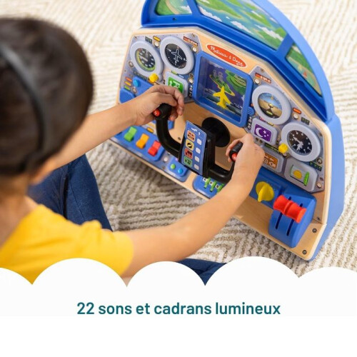 Melissa &amp; Doug - Interaktiivinen lentäjän ohjauspaneeli - SPIN MASTER 2