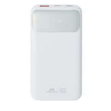 Externe Batterie - Rivacase Powerbank 10000 mAh - Power Delivery 22,5W - Integrierte Kabel - Universell