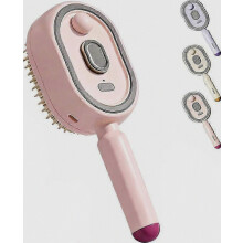 2026 Electric Steam Hair Styling Brush, Rechargeable Steam Straightening Brush (with Anti-Tangle Teeth), Anti-Static, Wet & Dry Use