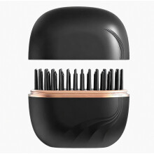 Wireless Portable Mini Hair Straightener Brush USB Rechargeable, Fast Heating, Anti-Scald, Perfect for Travel & Daily Styling